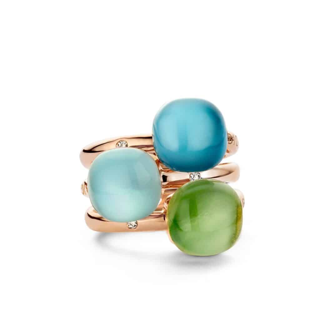 Bigli Ring Mini Sweety Rock Crystal Blues
