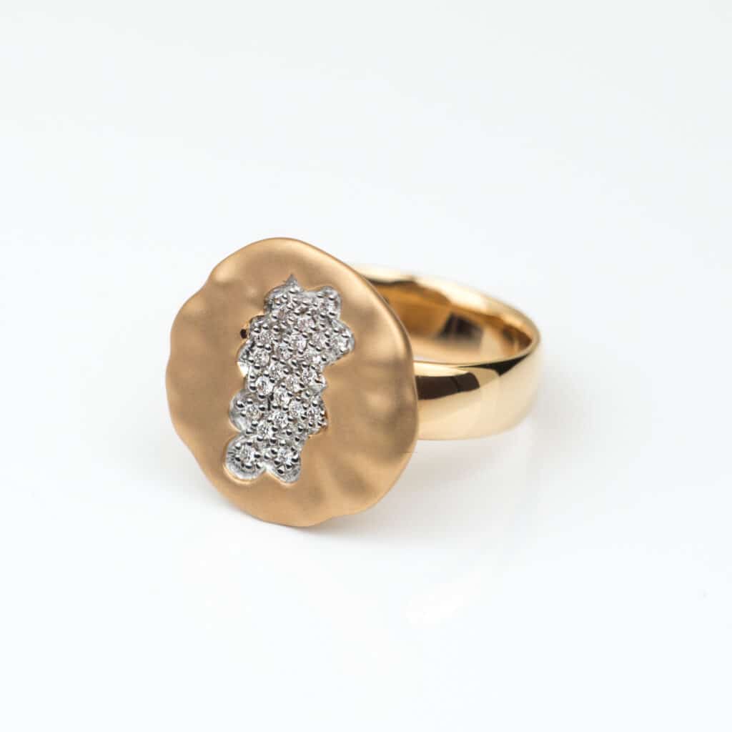 Artur Scholl ring roségoud met diamant 88/01175R/B