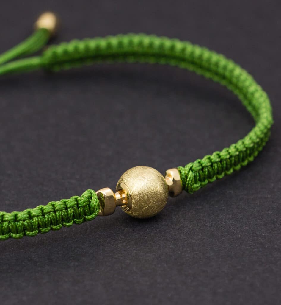 Jörg Heinz armband met Geelgouden bol
