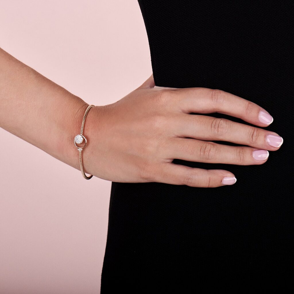 Tirisi Jewelry 18 karaat geelgouden ‘Wangle’ met diamant TB2088D(2T)