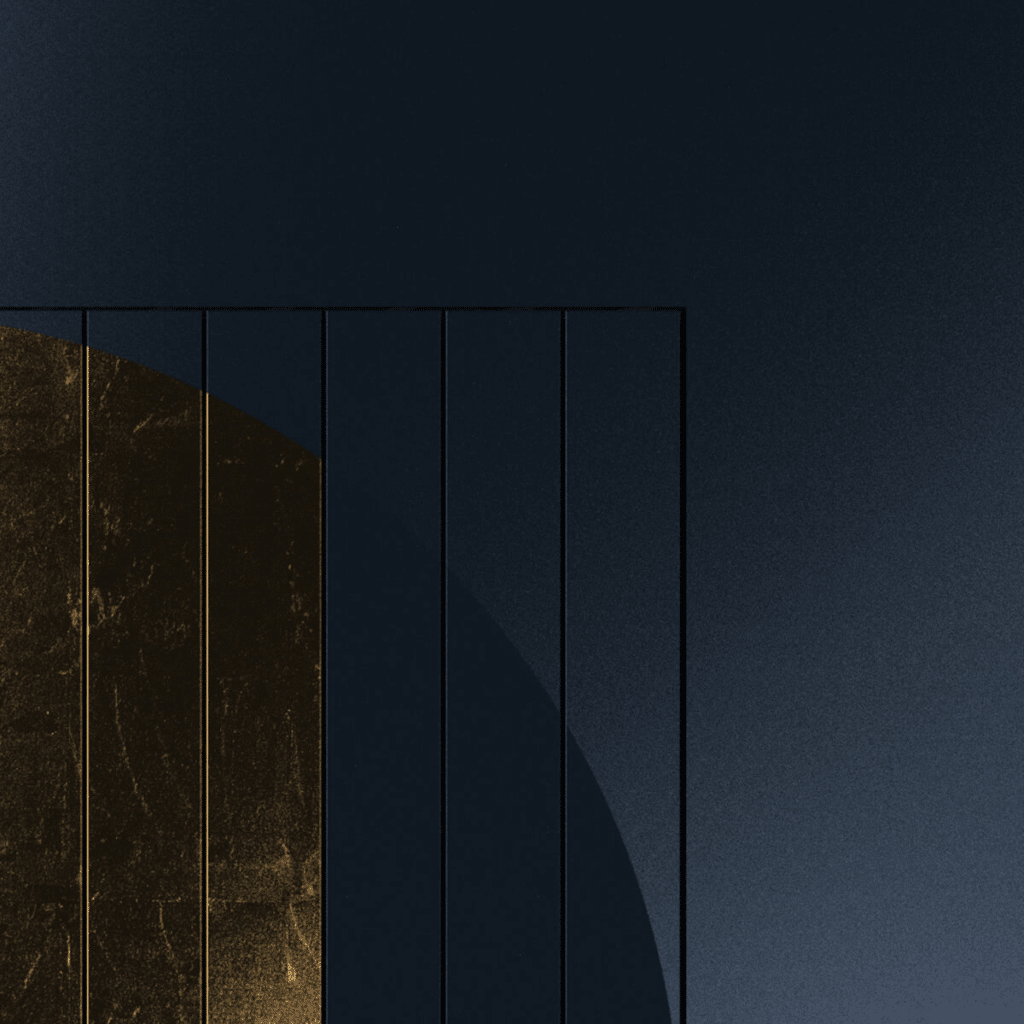 Qlocktwo Moon – Midnight Gold 90