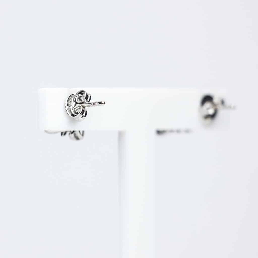 Artur Scholl oorstekers witgoud met topaas en diamant 93/12302W/LBT
