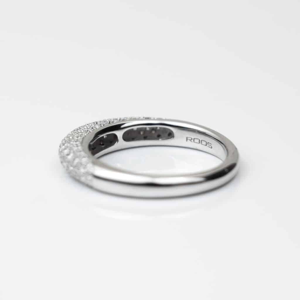 ROOS 1835 Ring witgoud met diamant 001R78W18