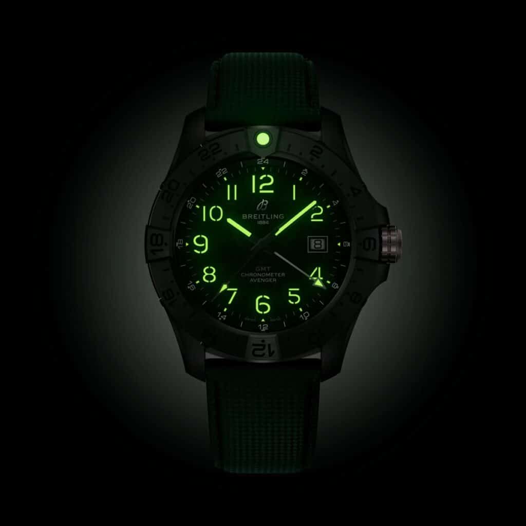 Breitling Super AVI B04 Chronograph GMT 46 Mosquito Night Fighter SB04451A1B1X1