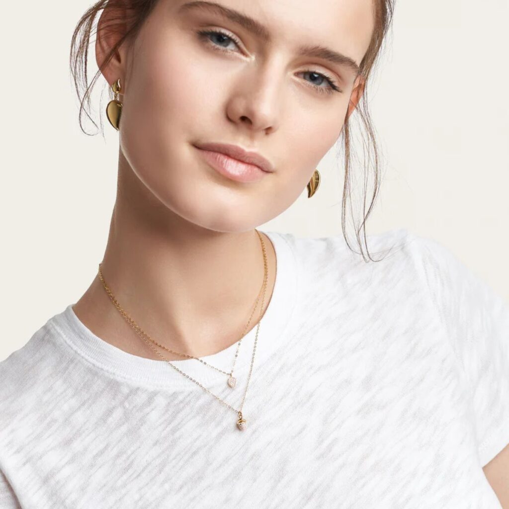 Tamara Comolli myMikado collier geelgoud met diamant N-MM-p-yg