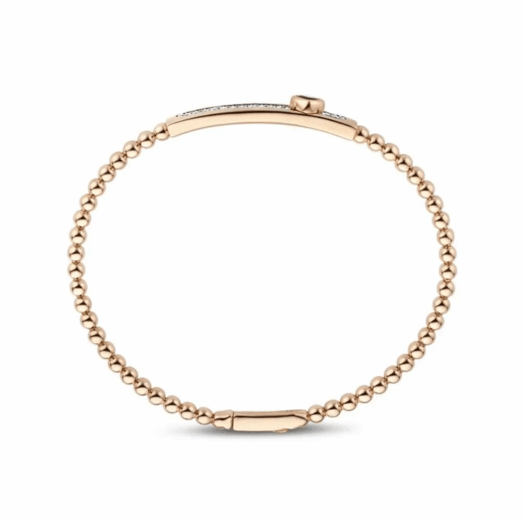 Tirisi Jewelry roségouden armband met blauwe saffier en diamant TB2176LS(2P)