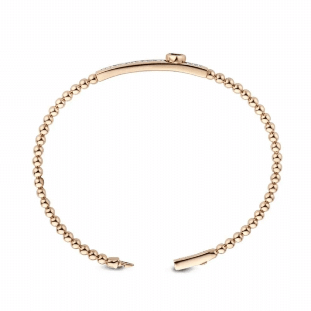 Tirisi Jewelry roségouden armband met blauwe saffier en diamant TB2176LS(2P)