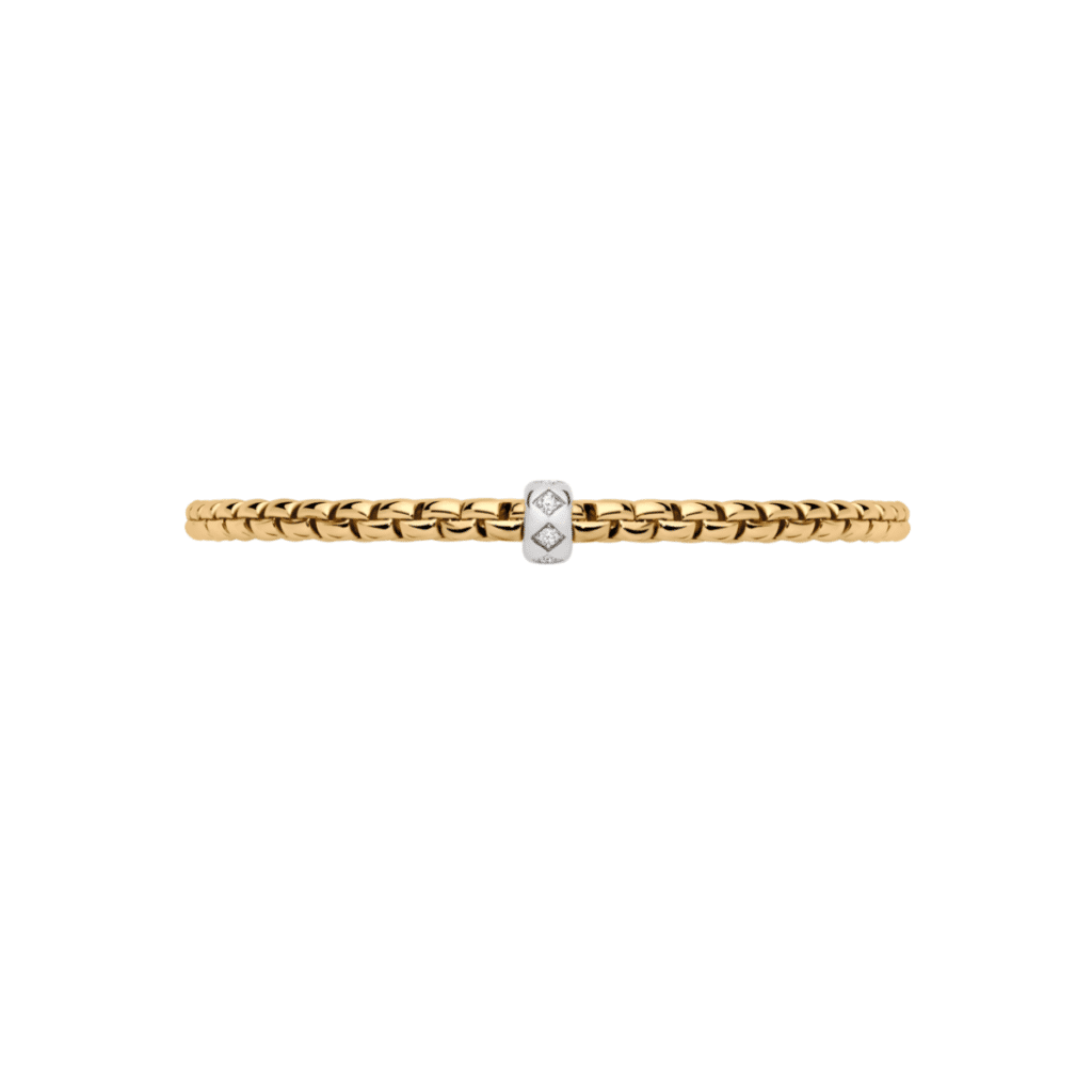 Fope Solo Flex’it geelgouden armband met diamant 01M06BX_BB_G_XGX_00M