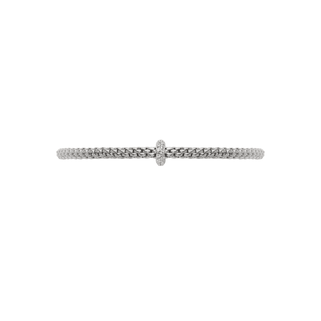 Fope Prima Flex’it armband witgoud met diamant 74508BX_BB_B_XBX