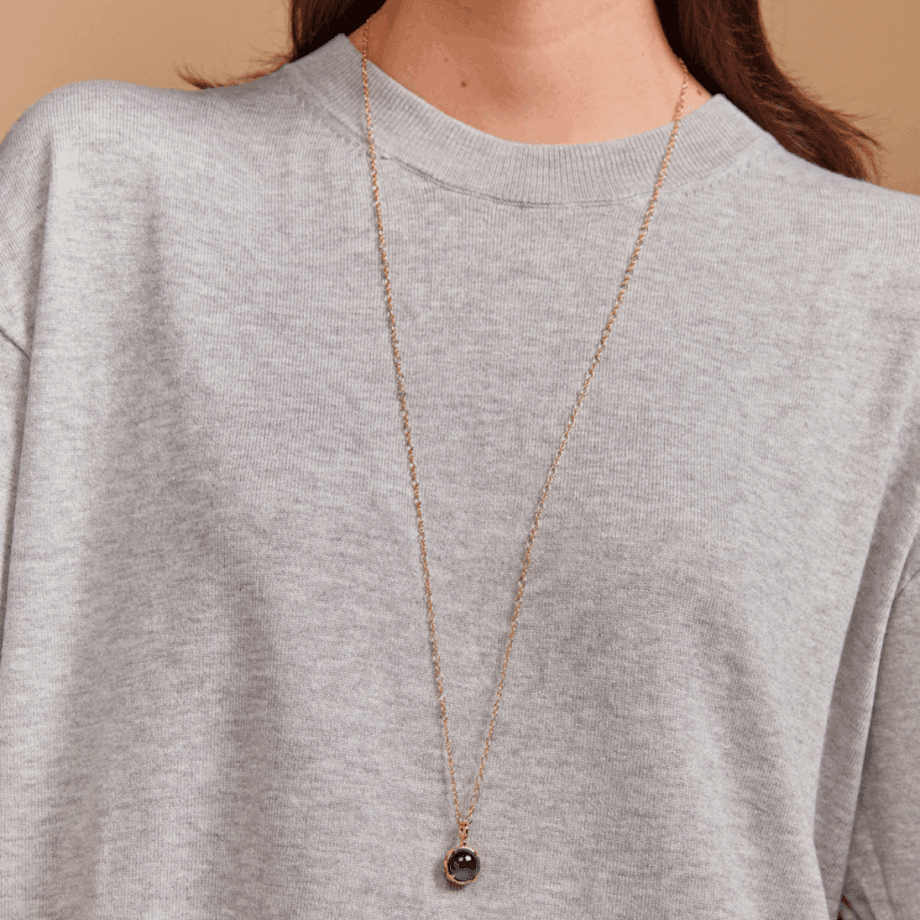 Bron Lux figaro collier 90 cm roségoud 7CR442790