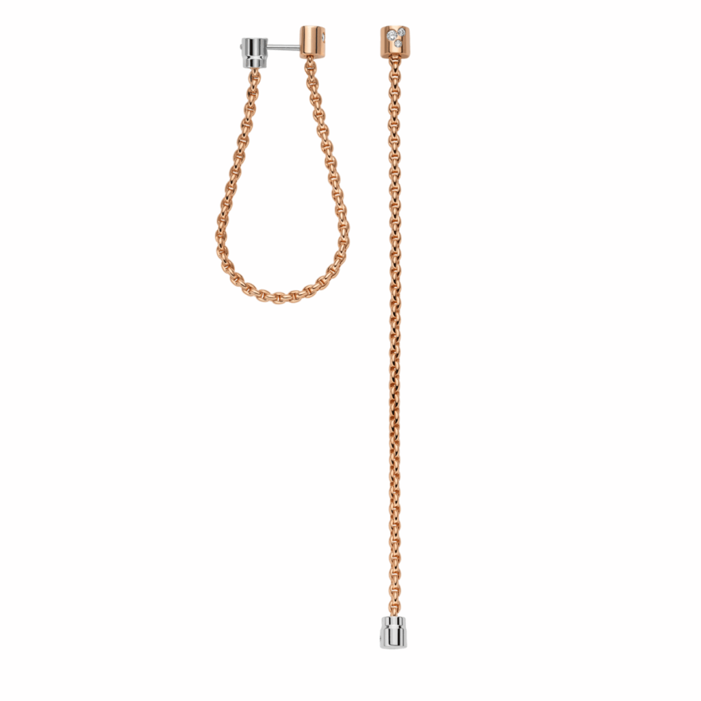Fope Aria oorsieraad rosé- en witgoud met diamant 89203OX_BB_R_XRX_000