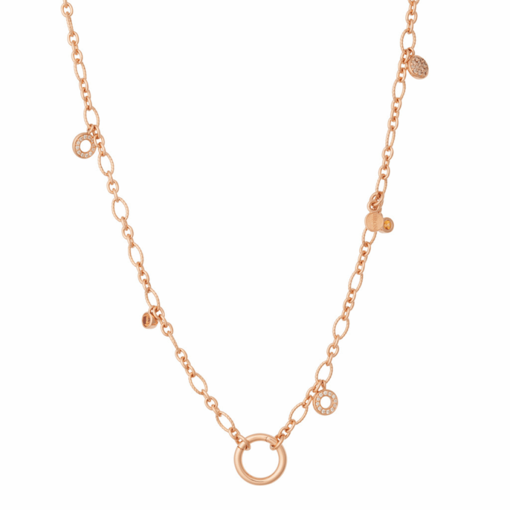 Bron roségouden Joy collier mix diamant 8CR443650BRX