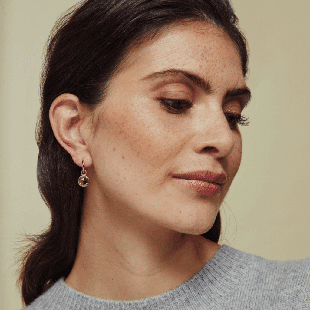 Bron Mira Mira roségouden aanhangers met lemonkwarts 8OR4902LQB