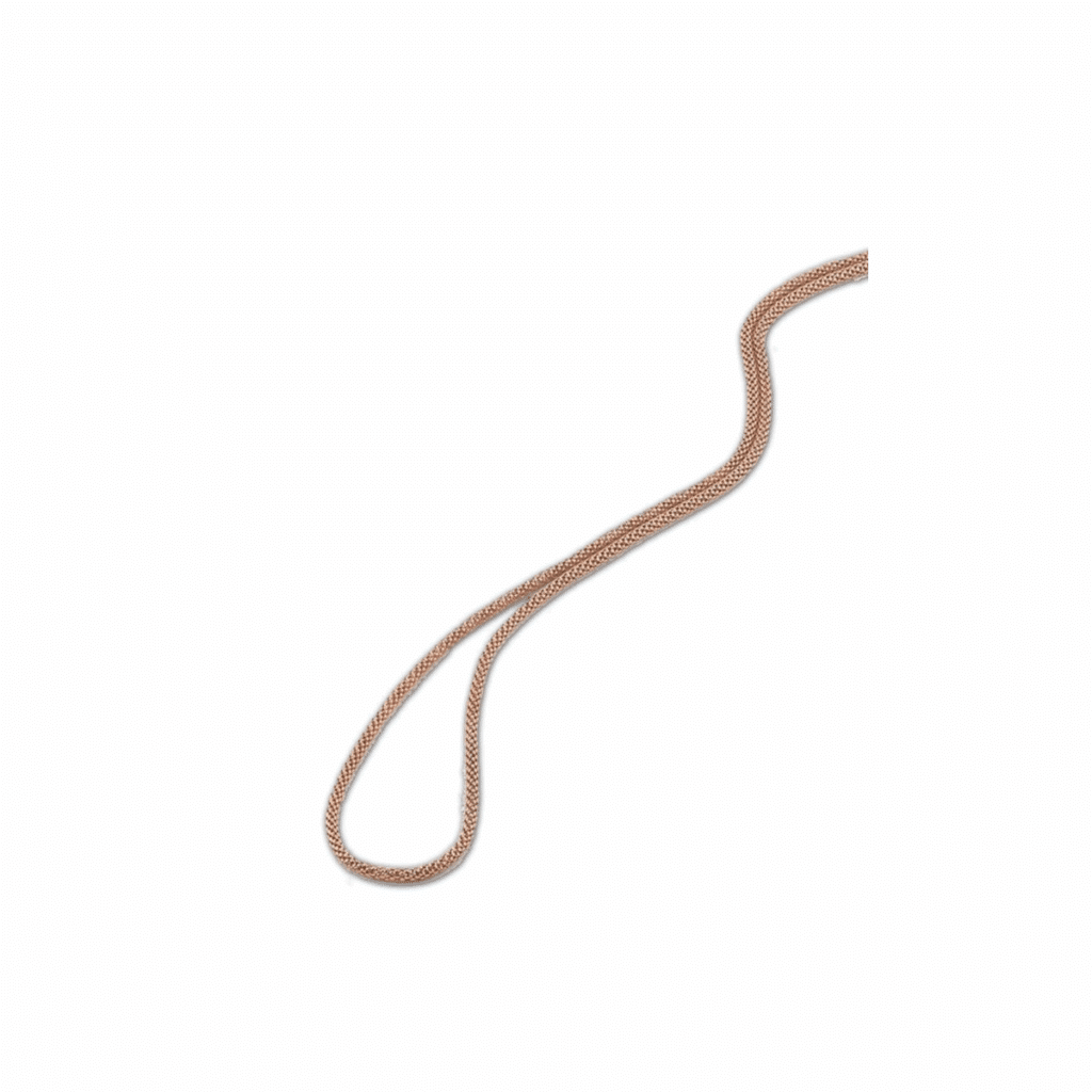 Al Coro 18 karaat roségouden collier met pandaschakel 45 cm K01R45