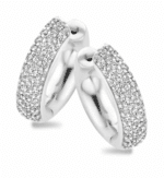 Tirisi Jewelry 18 karaat witgouden oorhangers met diamant TE9305DW