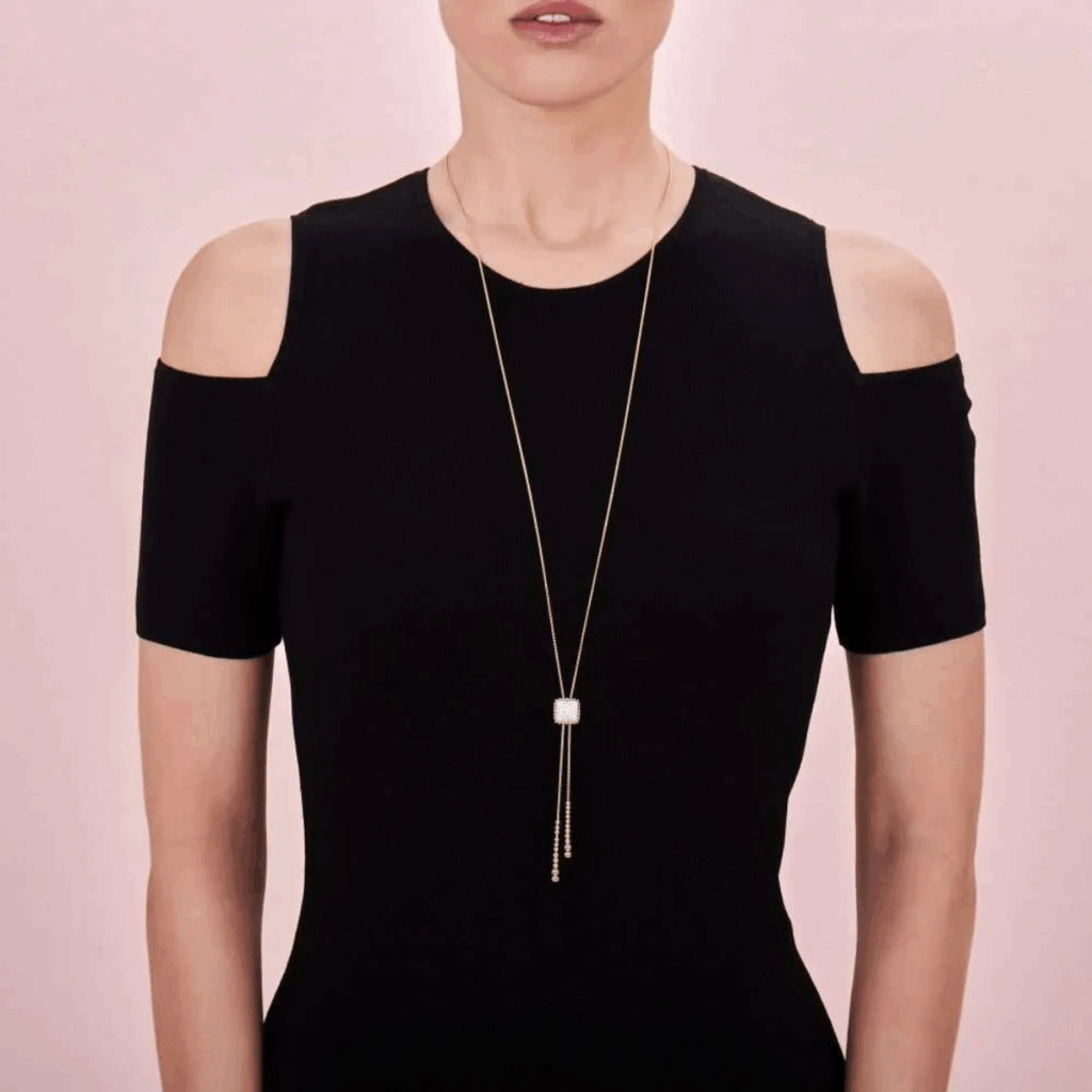 Tirisi Jewelry 18 karaat witgouden collier met diamant TN2066DW