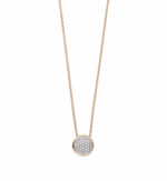 Tirisi Jewelry 18 karaat roségouden collier met diamant TN2093D(2P)