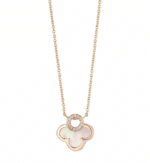 Tirisi Jewelry 18 karaat roségouden collier met diamant TN2116SCP
