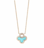 Tirisi Jewelry 18 karaat roségouden collier met diamant TN2116TQP