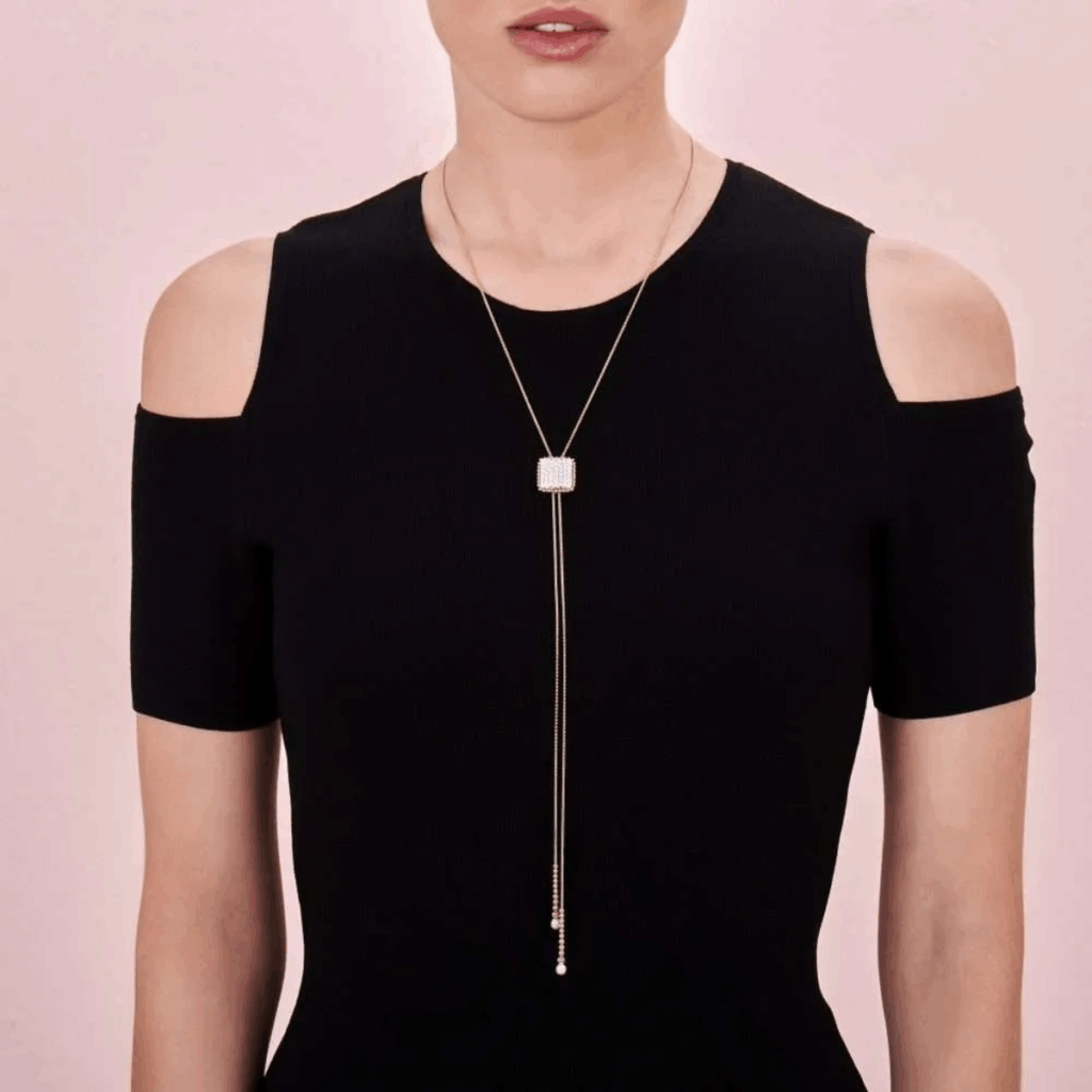 Tirisi Jewelry 18 karaat witgouden collier met diamant TN2118DW