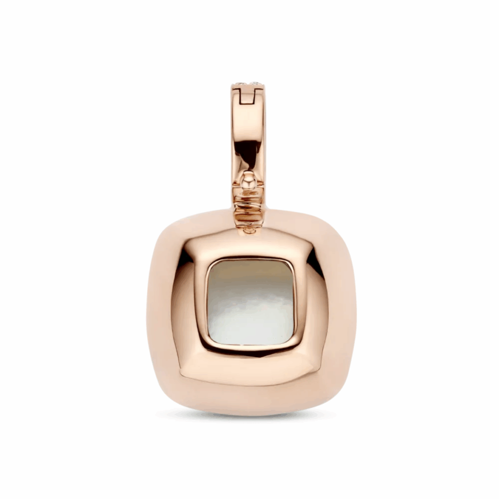 Tirisi Jewelry 18 karaat roségouden hanger met topaas en diamant TP9091-1LBTP