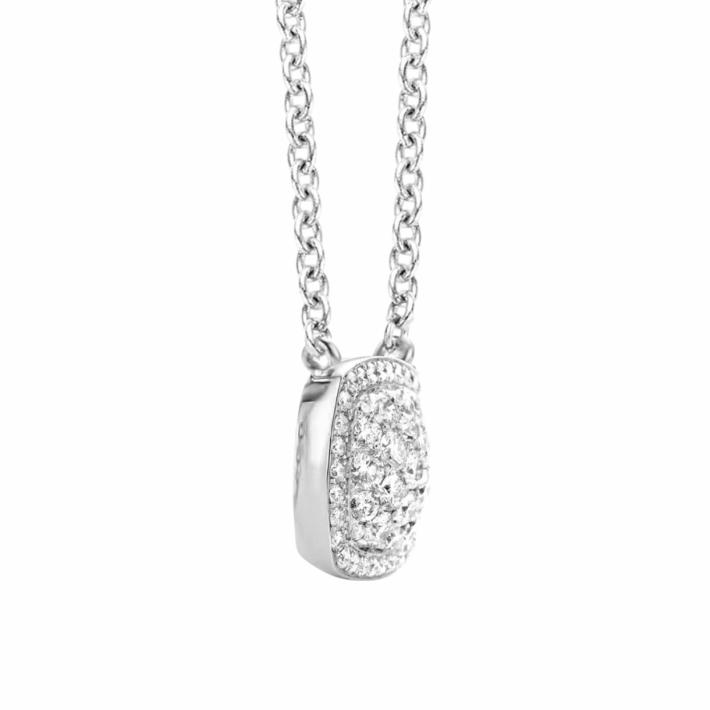 Tirisi Jewelry 18 karaat witgouden collier met diamant TP9177DW