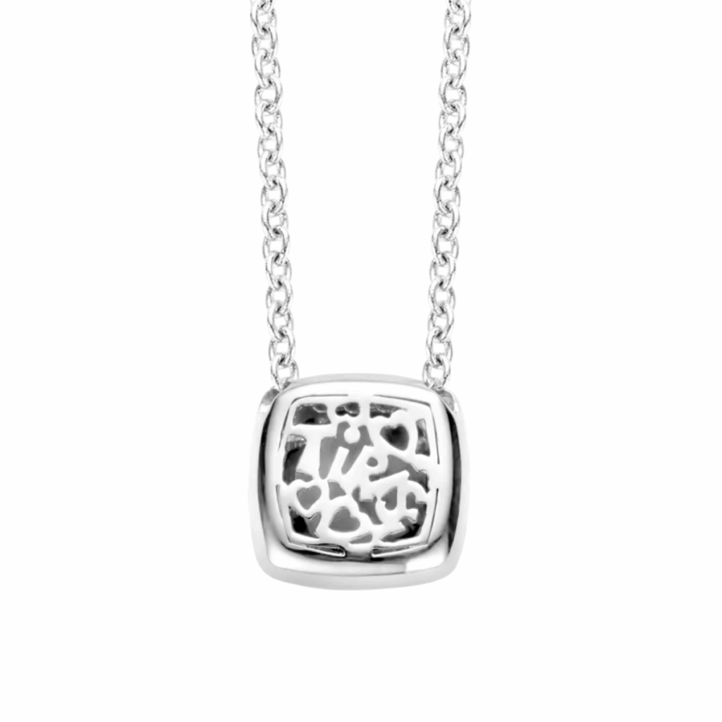 Tirisi Jewelry 18 karaat witgouden collier met diamant TP9177DW