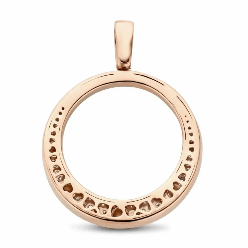 Tirisi Jewelry 18 karaat roségouden hanger met diamant TP9193D(2P)