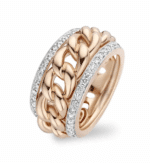 Tirisi Jewelry 18 karaat roségouden ring met diamant TR1148D(2P)