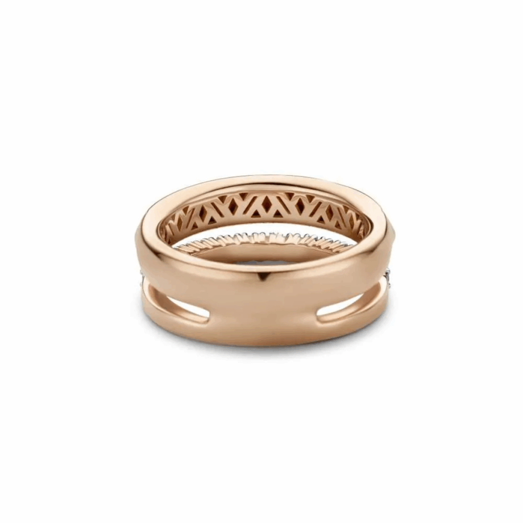 Tirisi Jewelry 18 karaat roségouden ring met diamant TR1153D(2P)