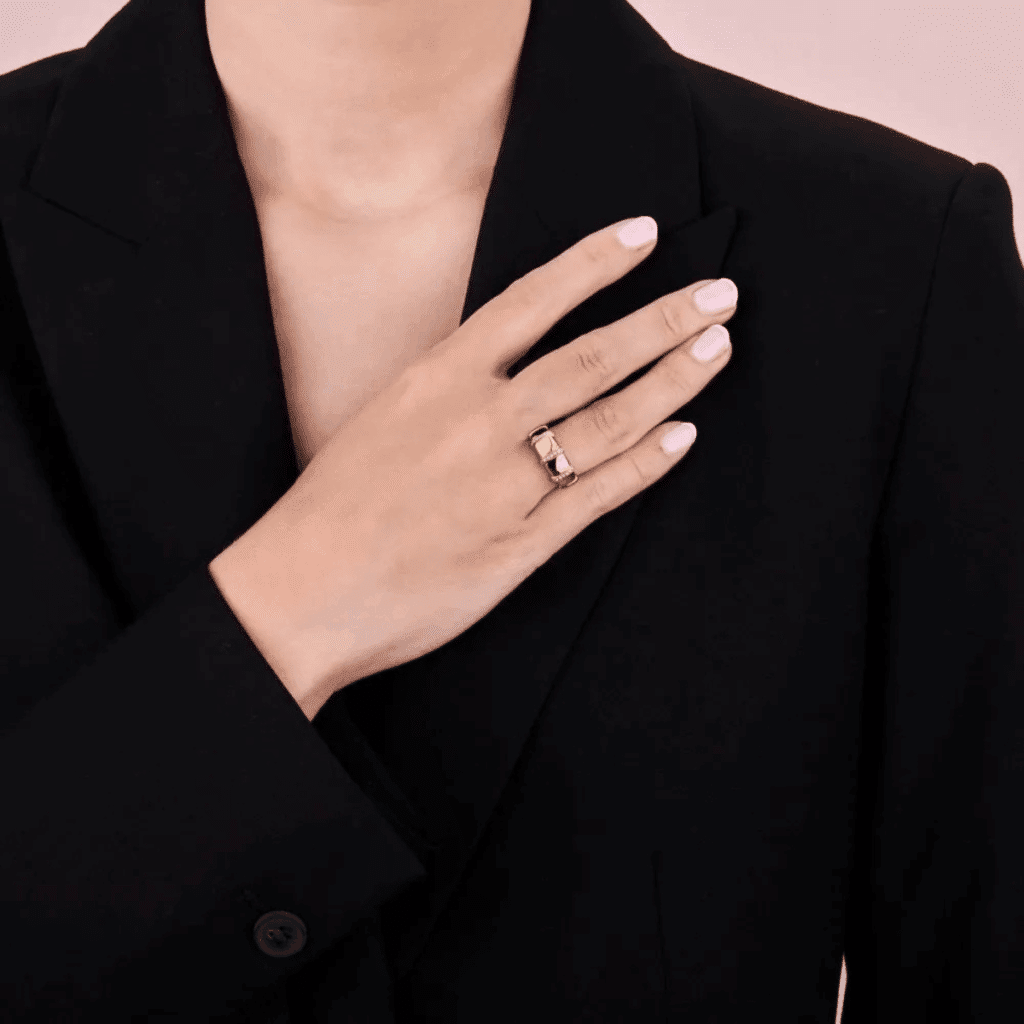 Tirisi Jewelry 18 karaat roségouden ring met diamant TR1229D(2P)