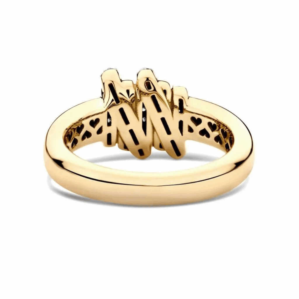 Tirisi Jewelry 18 karaat geelgouden ring met diamant TR1231D(2T)