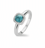 Tirisi Jewelry 18 karaat witgouden ring met apatiet en diamant TR9624APW