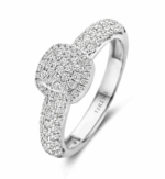 Tirisi Jewelry 18 karaat witgouden ring met diamant TR9798DW