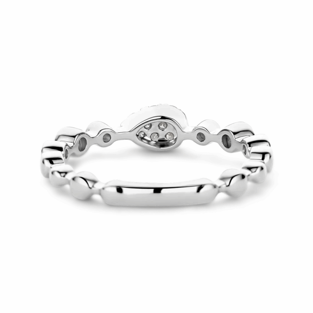 Tirisi Jewelry 18 karaat witgouden ring met diamant TR9807DW