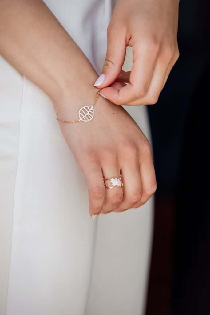 De Parme Design Beech Roségouden armband met Diamant 3.BR.R.WD.S.1