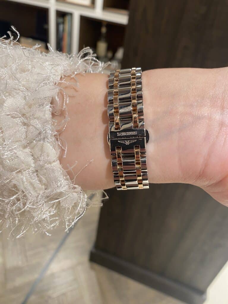 Longines DolceVita L5.512.5 in staal en rosé