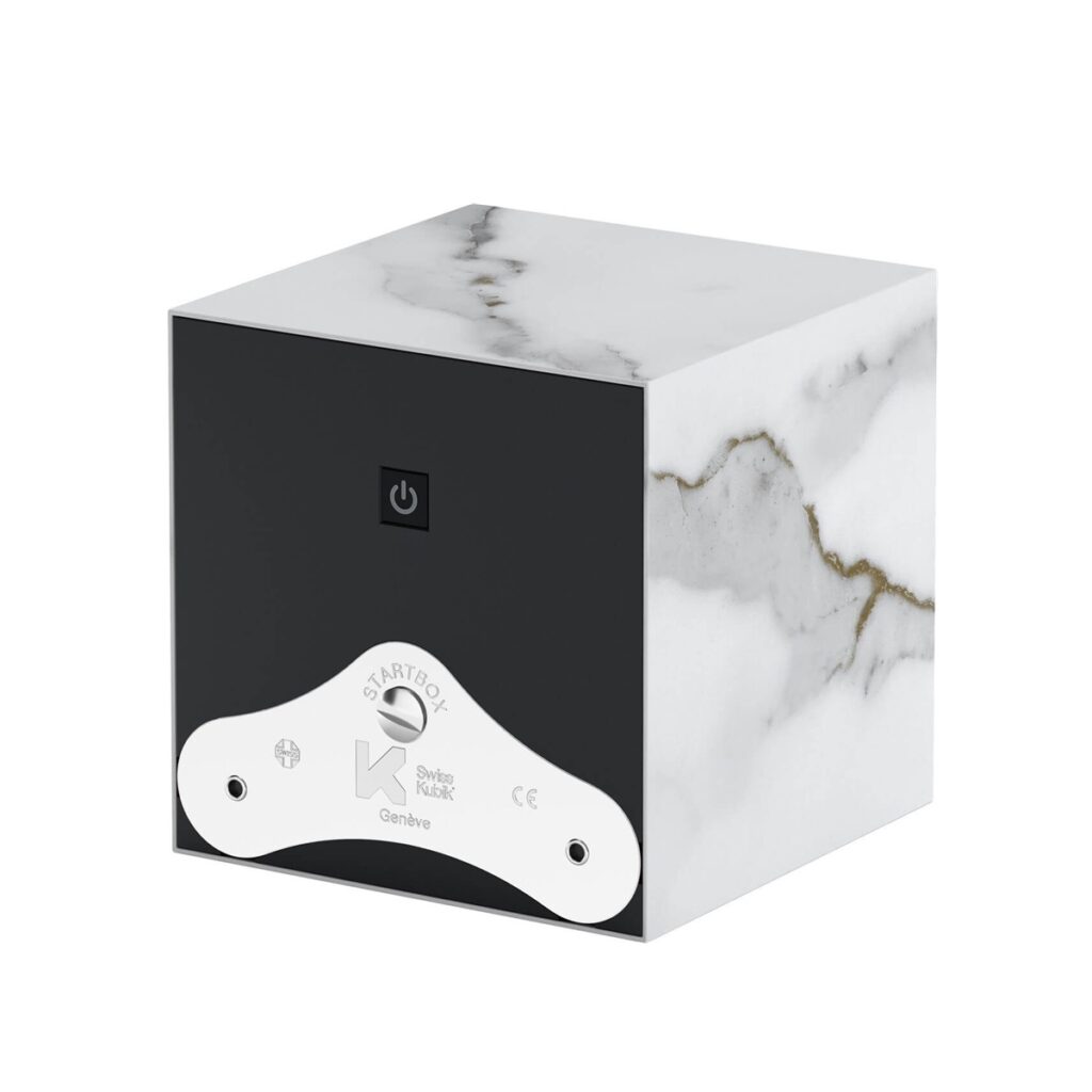 SwissKubik Startbox Metamorphik Carrara White SK01.STB.CW