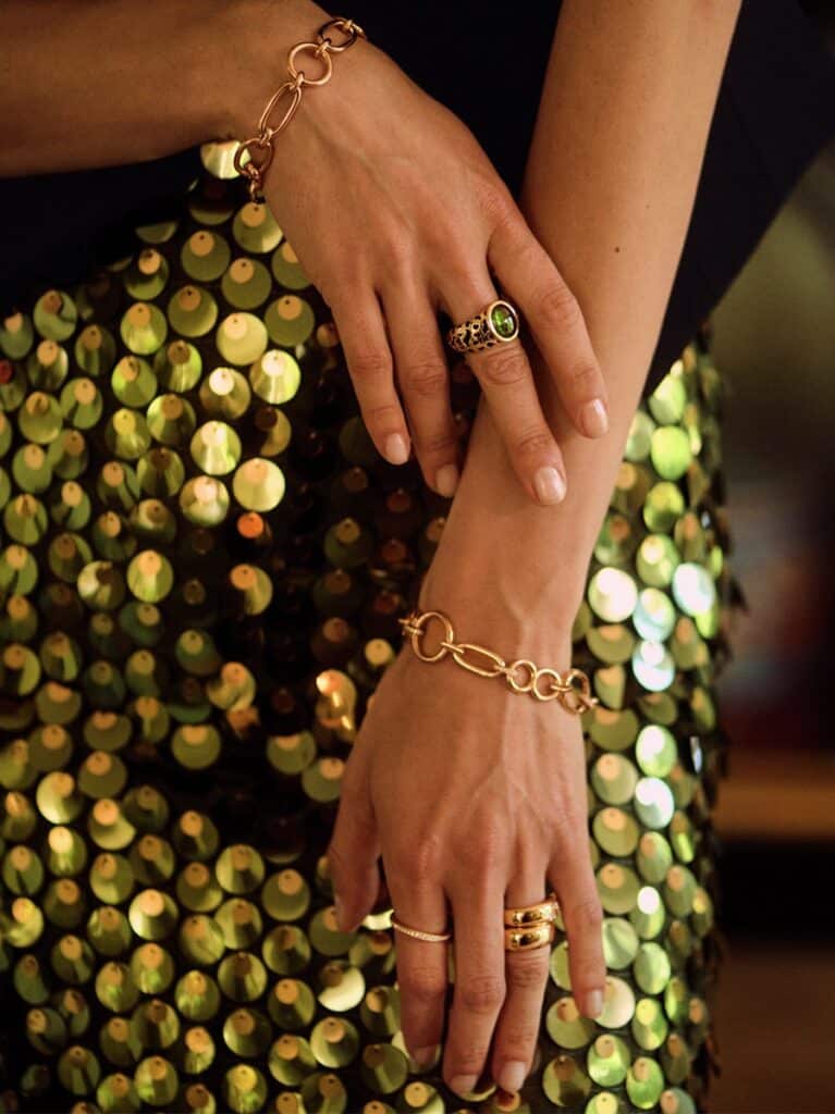 Bron Classico roségouden armband met diamant 8AR4046BR030