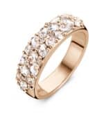 Roos1835 roségouden ring met diamant 066R116R18