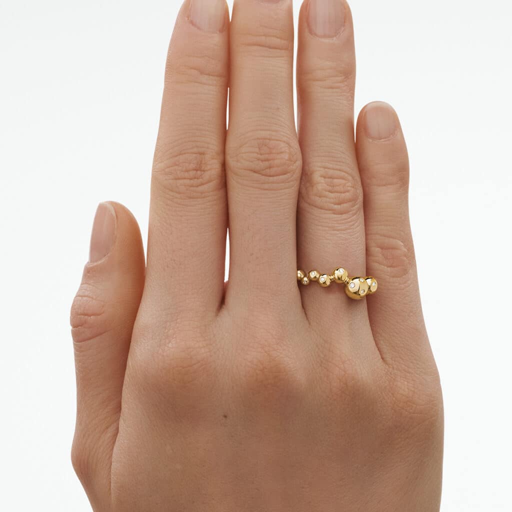 Georg Jensen Moonlight Grapes Ring 20001635