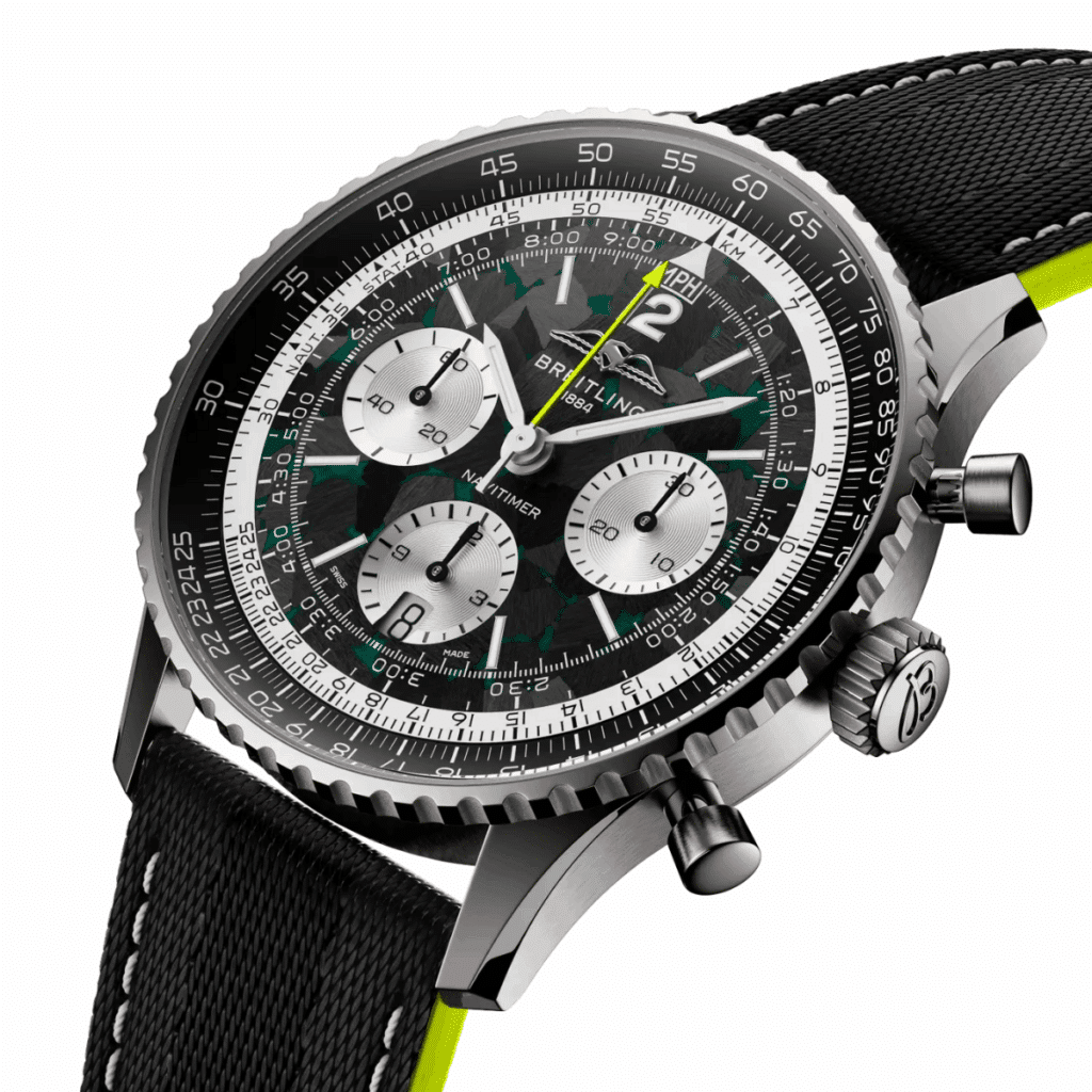 Breitling Navitimer B01 Chronograph 43 Aston Martin Aramco Formula ONE™ Limited Edition EB01381A1B1X1