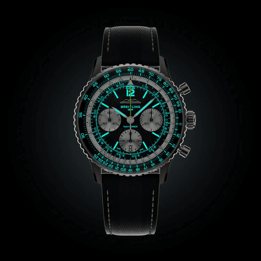 Breitling Navitimer B01 Chronograph 43 Aston Martin Aramco Formula ONE™ Limited Edition EB01381A1B1X1