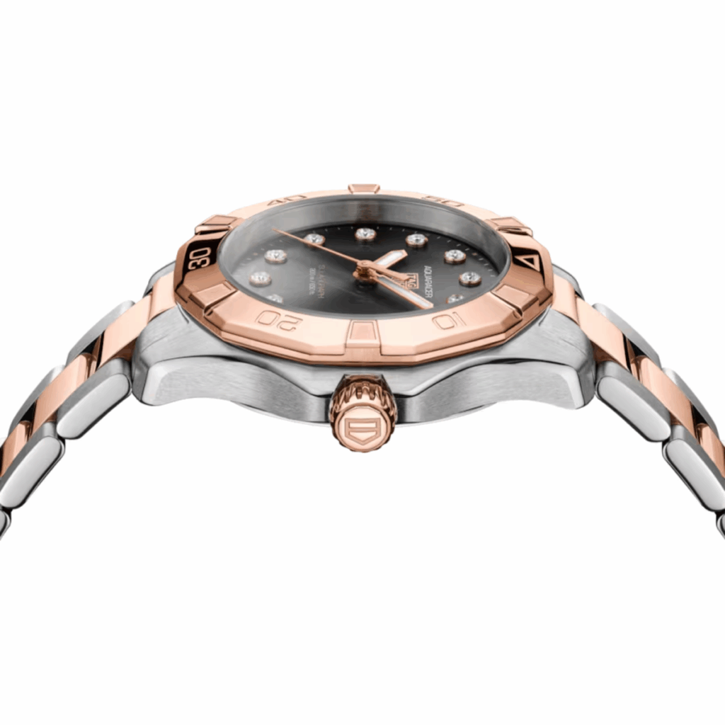 TAG Heuer Aquaracer Professional 200 Solargraph 11 Diamonds | Solar Quartz | 34mm | WBP1324.BB0005