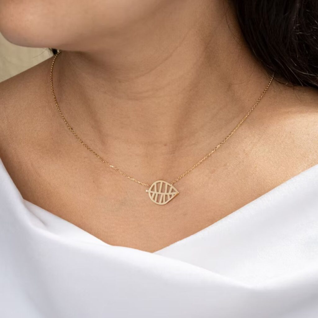 De Parme Design Beech Nuances S Roségouden Collier 2.NC.R.S.1