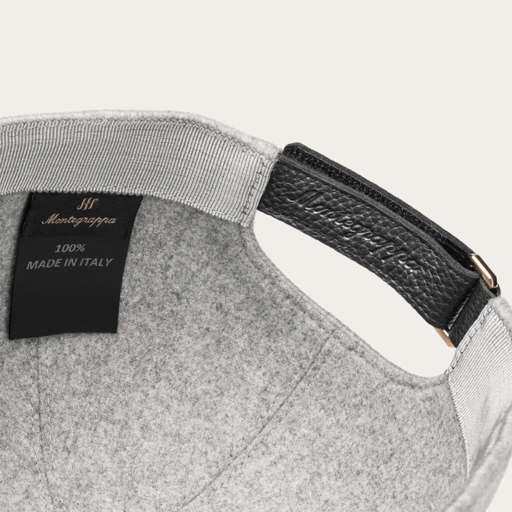 Montegrappa AMB-ITION Pure Cashmere Baseball Cap IGAMCC0J