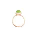 Tamara Comolli Bouton ring roségoud met edelsteen R-BOU-s-Per-rg