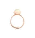 Tamara Comolli Bouton ring roségoud met edelsteen R-BOU-s-MoSa-rg