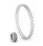 Serafino Consoli Ring Bracelet Witgoud met diamant S.RB 5H2 WG WD