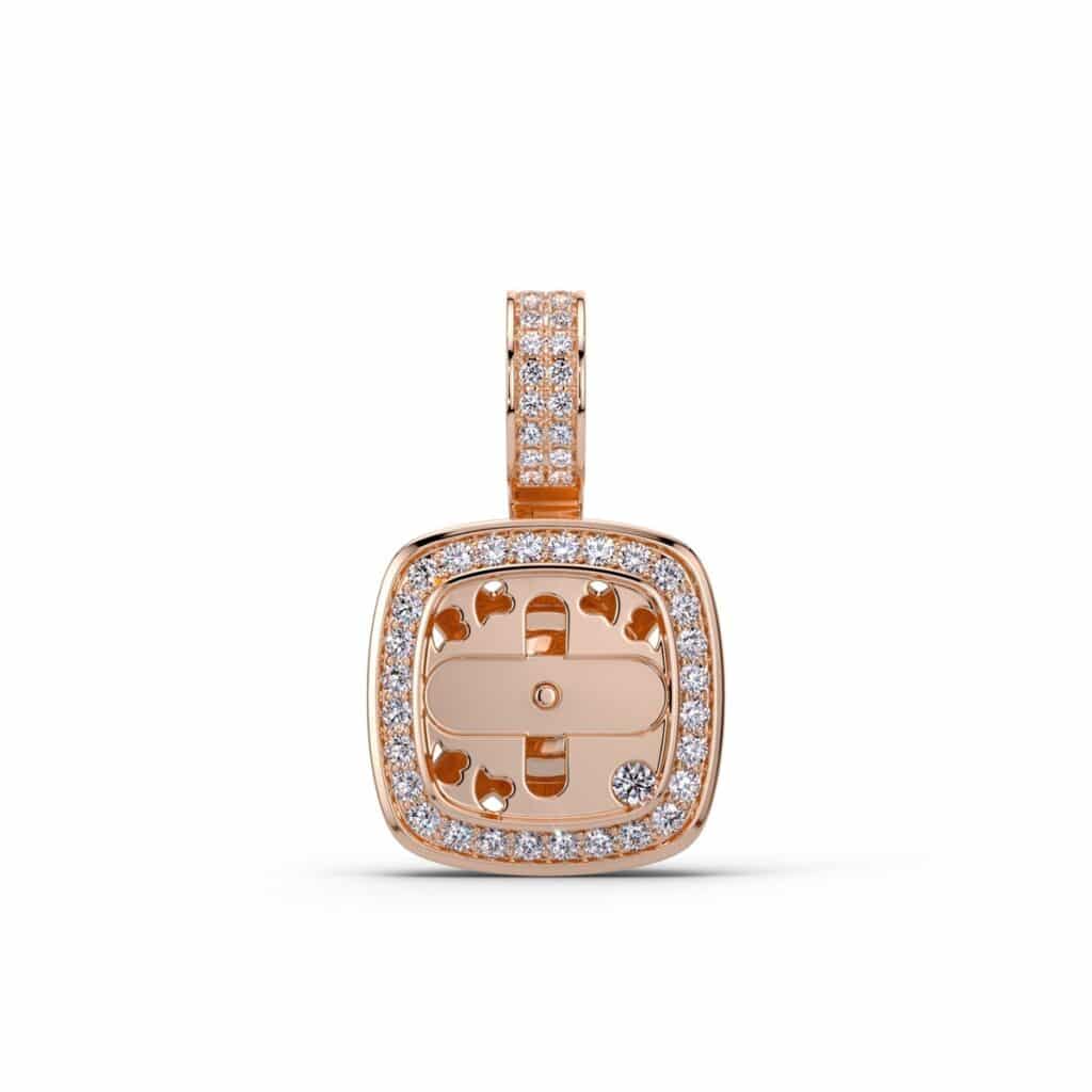 Tirisi Jewelry 18 karaat roségouden hanger met diamant TP9206DP + TS554DW